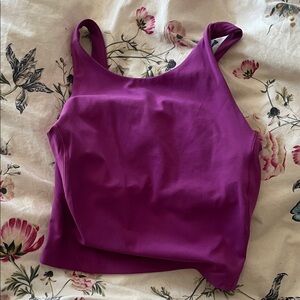 lululemon moonlit magenta high neck align tank